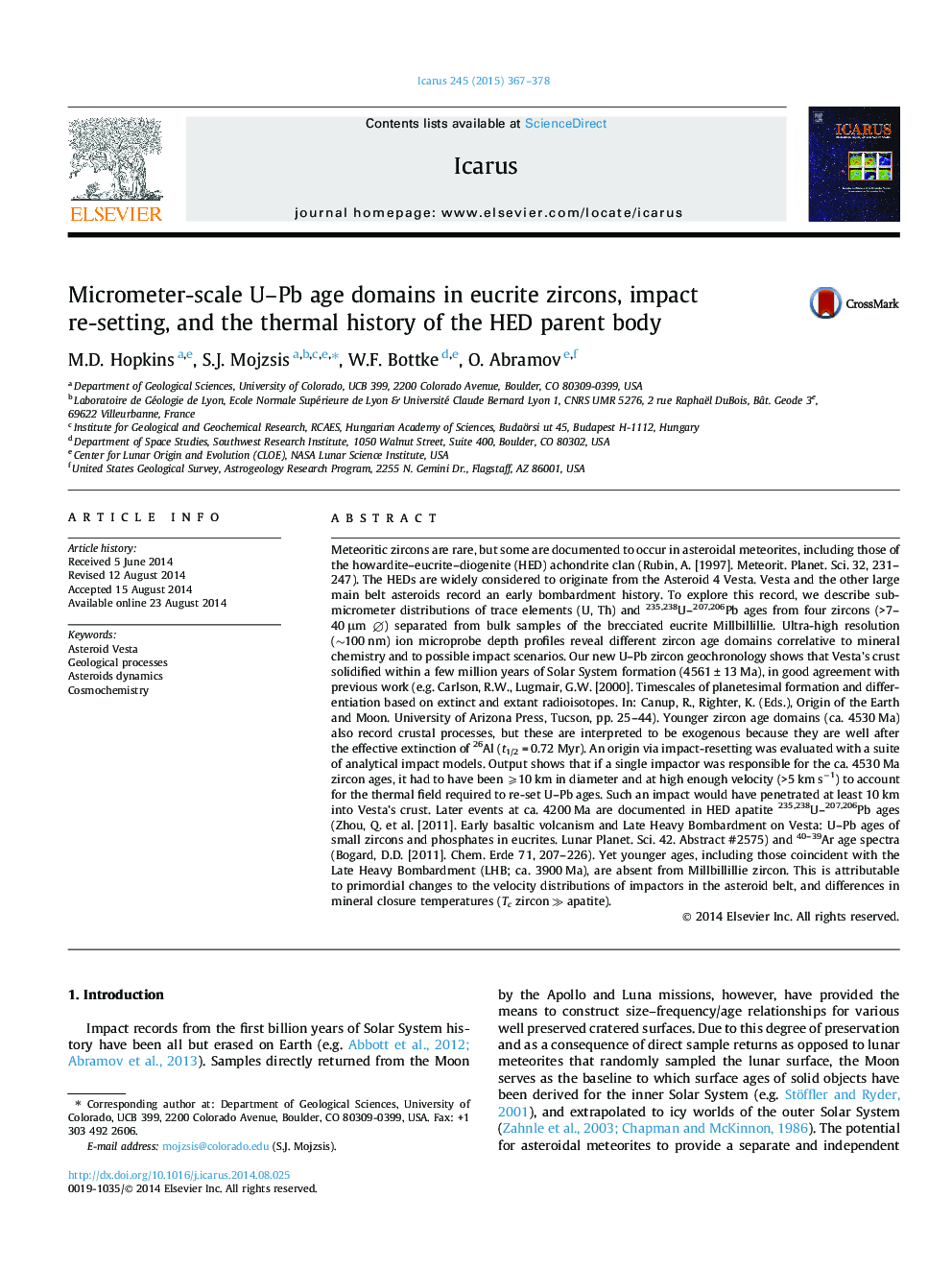 Micrometer-scale U-Pb age domains in eucrite zircons, impact re-setting, and the thermal history of the HED parent body