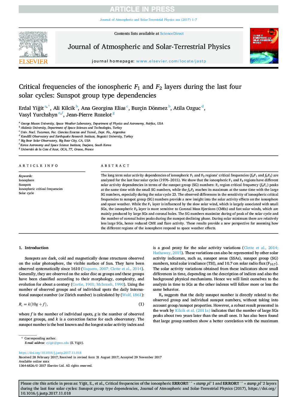 Critical frequencies of the ionospheric F1 and F2 layers during the last four solar cycles: Sunspot group type dependencies