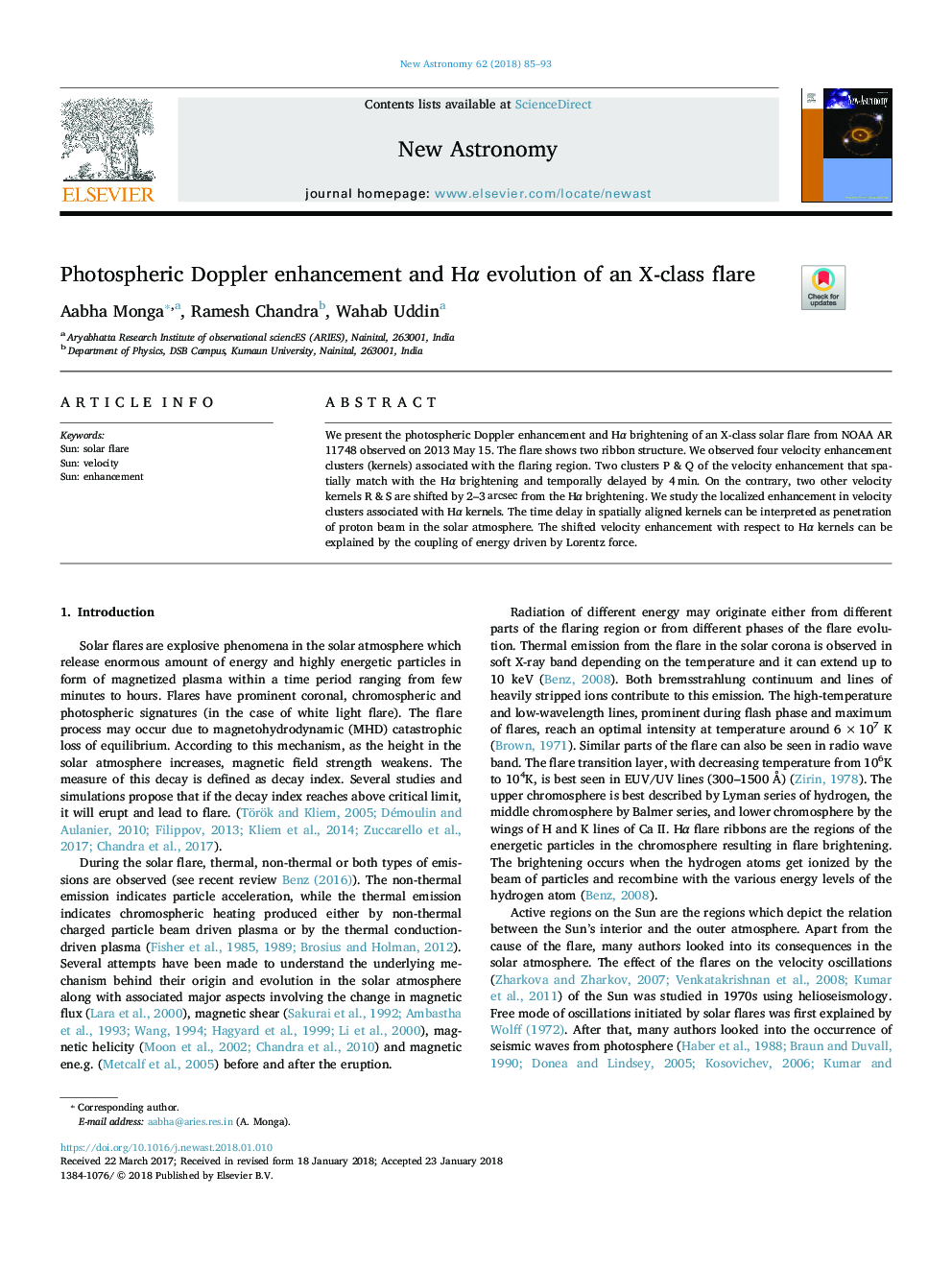 Photospheric Doppler enhancement and HÎ± evolution of an X-class flare