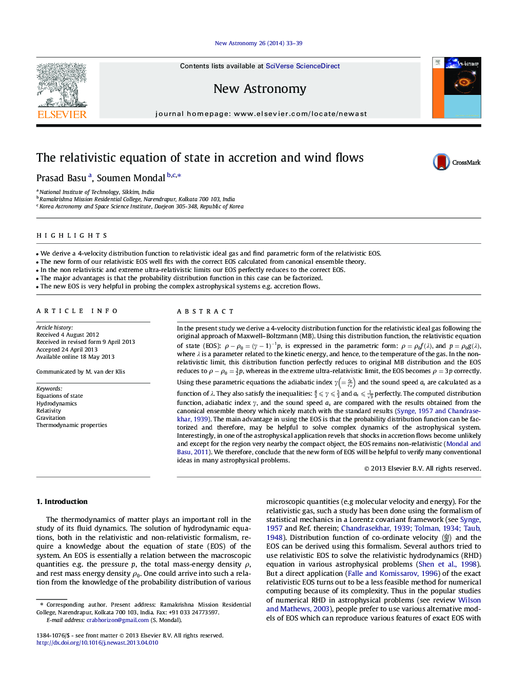 The relativistic equation of state in accretion and wind flows