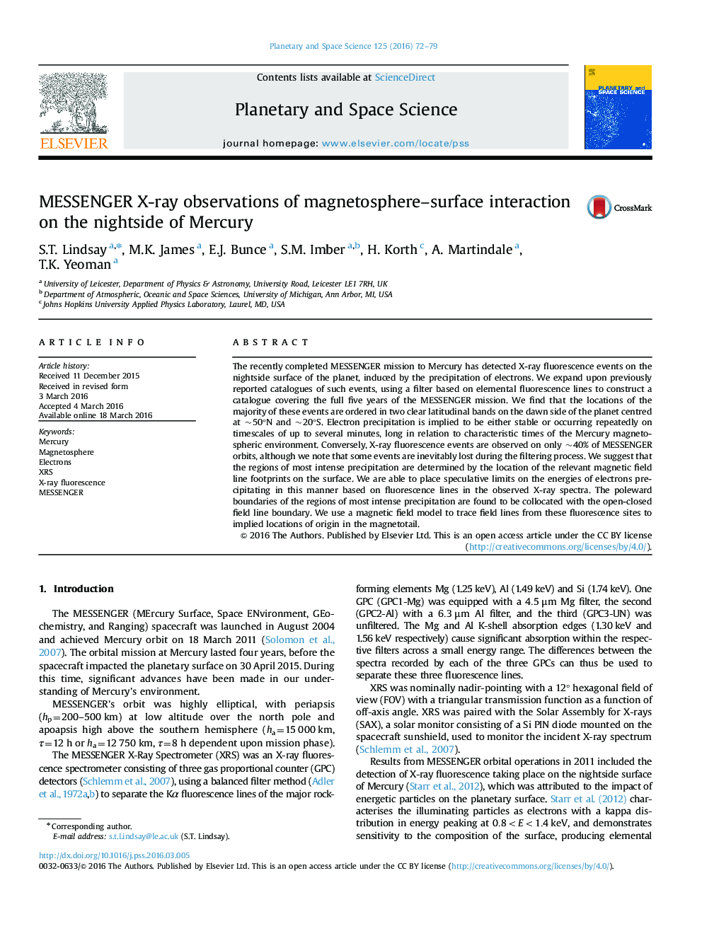 MESSENGER X-ray observations of magnetosphere-surface interaction on the nightside of Mercury