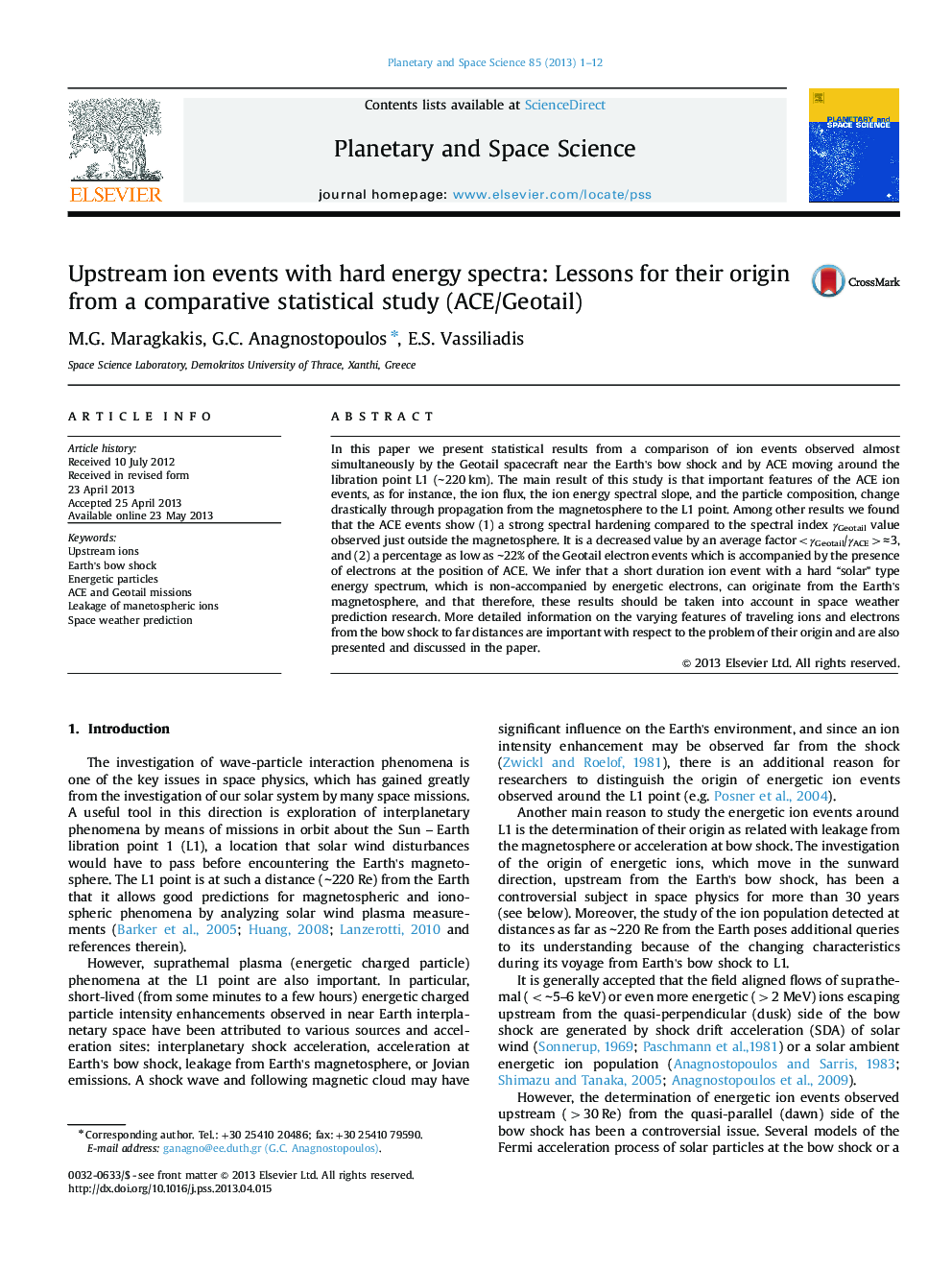 Upstream ion events with hard energy spectra: Lessons for their origin from a comparative statistical study (ACE/Geotail)