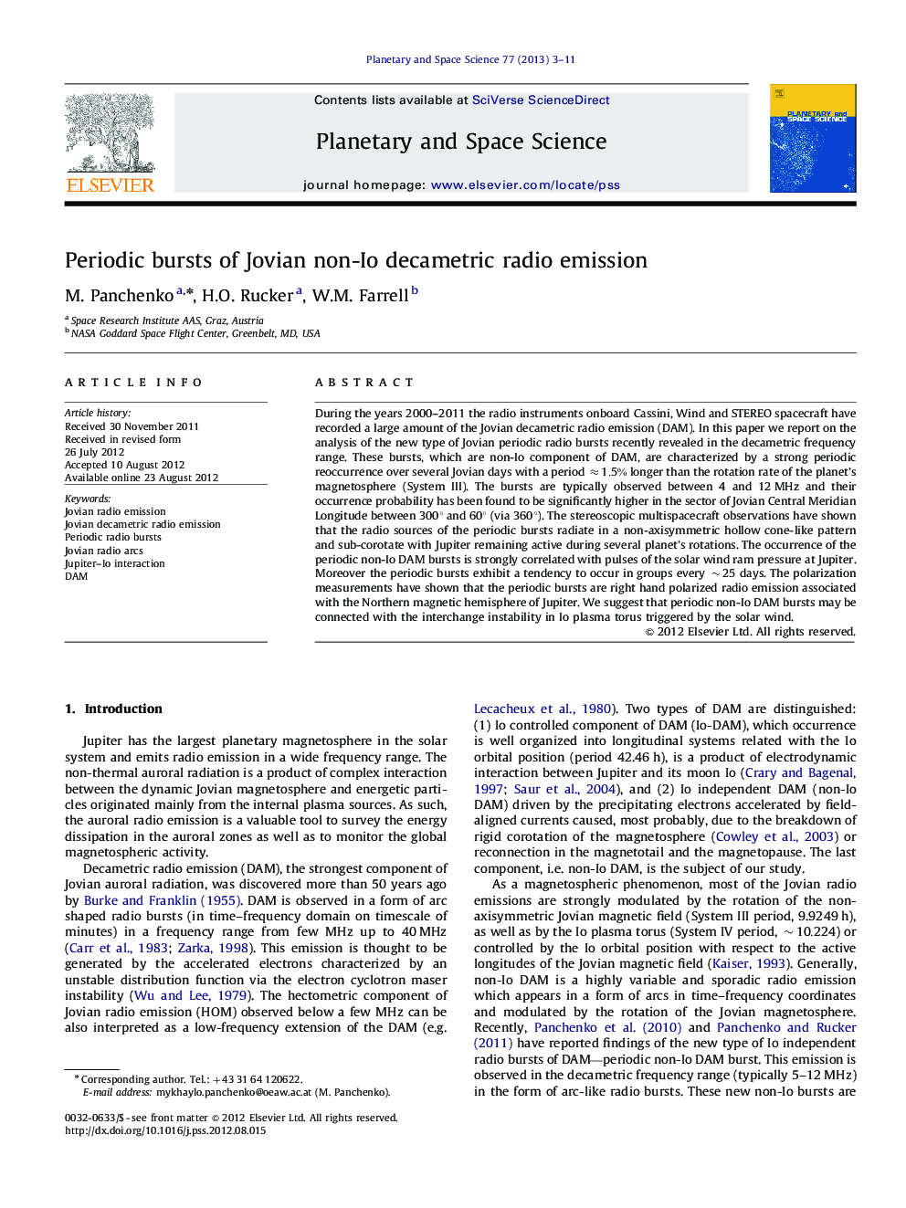 Periodic bursts of Jovian non-Io decametric radio emission