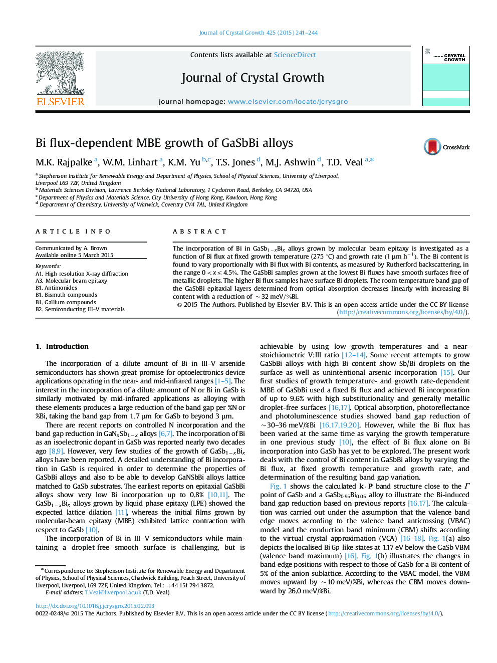 Bi flux-dependent MBE growth of GaSbBi alloys