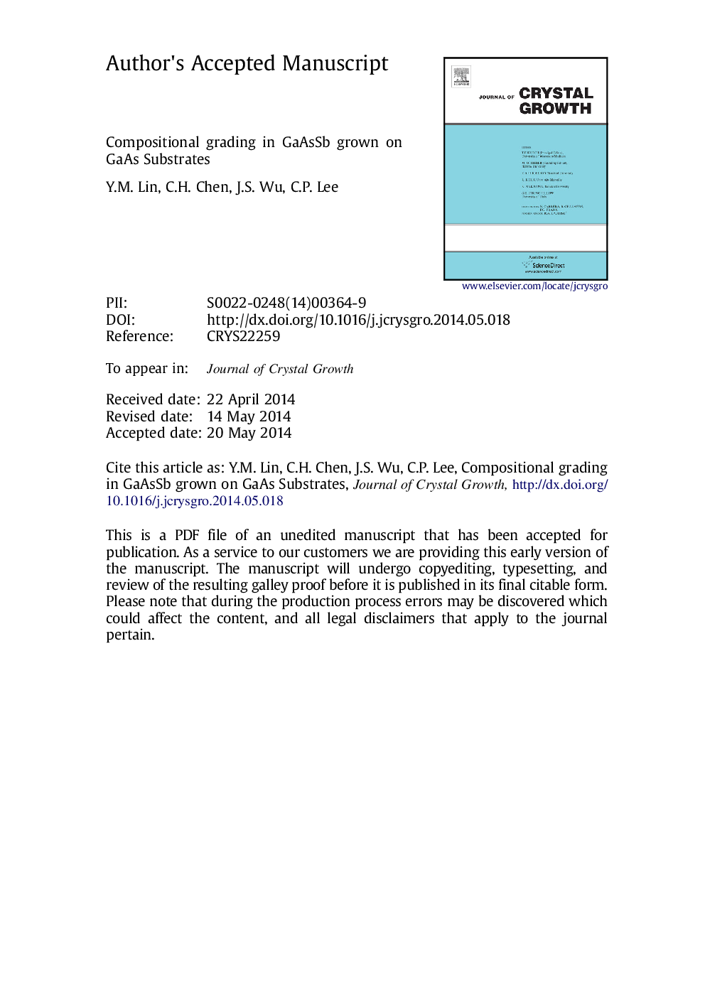 Compositional grading in GaAsSb grown on GaAs substrates