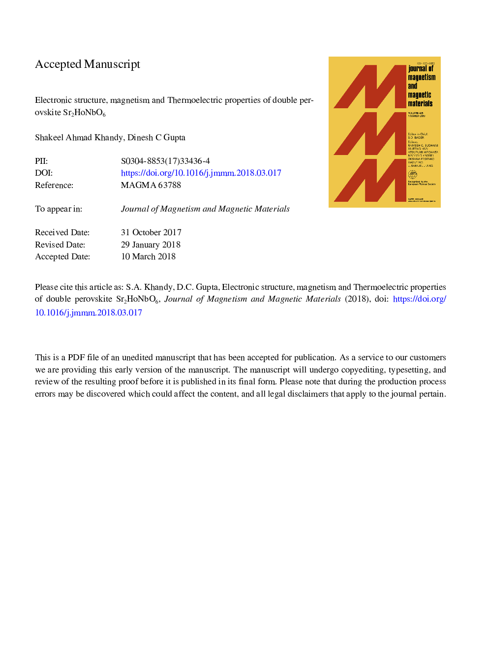 Electronic structure, magnetism and thermoelectric properties of double perovskite Sr2HoNbO6