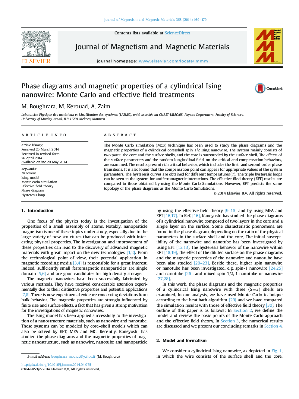 Phase diagrams and magnetic properties of a cylindrical Ising nanowire: Monte Carlo and effective field treatments