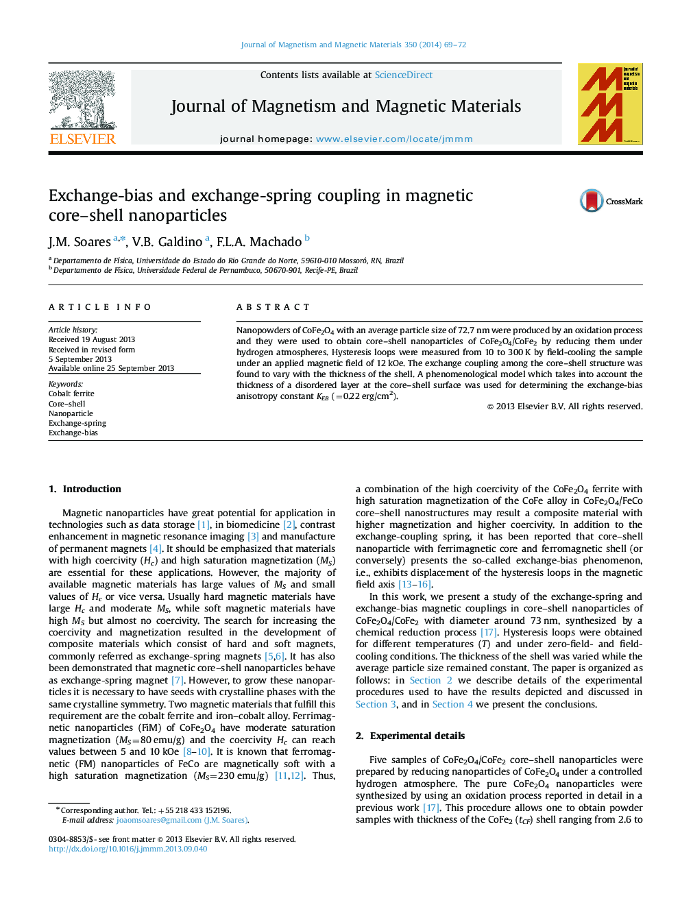 Exchange-bias and exchange-spring coupling in magnetic core-shell nanoparticles