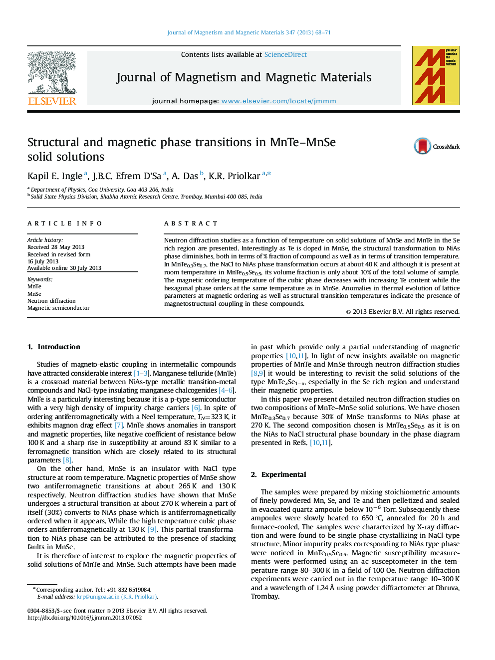 Structural and magnetic phase transitions in MnTe-MnSe solid solutions