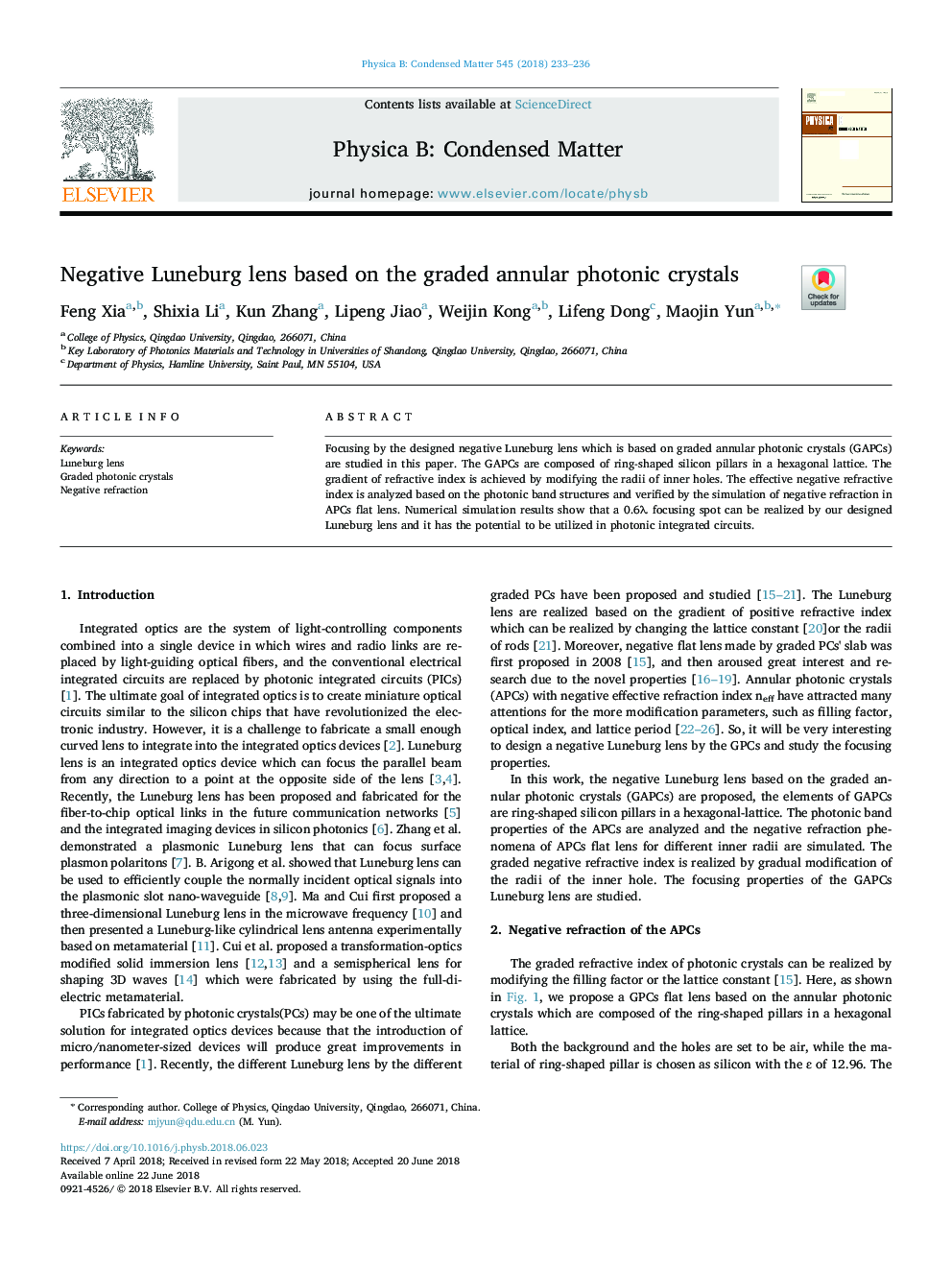 Negative Luneburg lens based on the graded annular photonic crystals