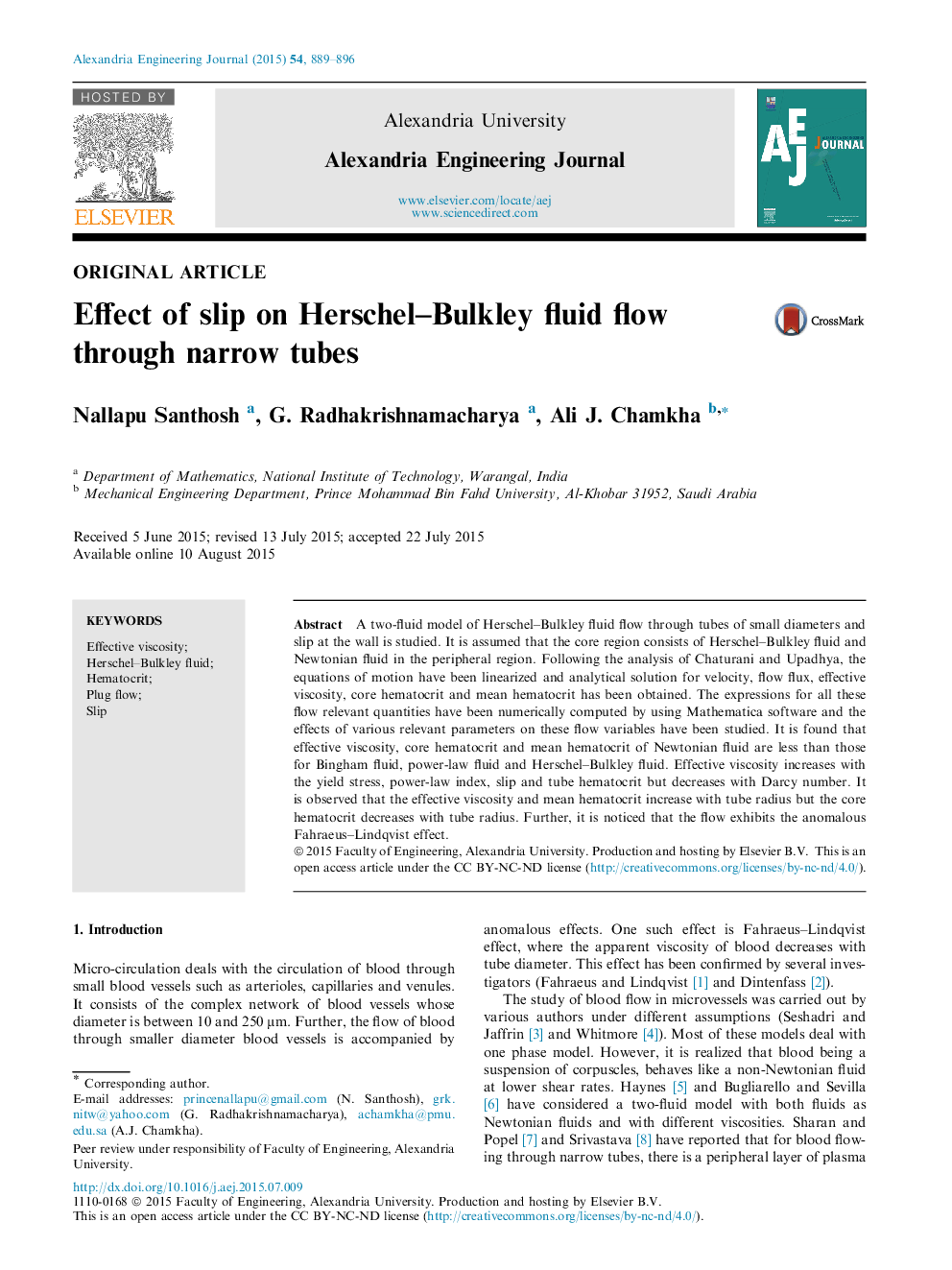 Effect of slip on Herschel–Bulkley fluid flow through narrow tubes 