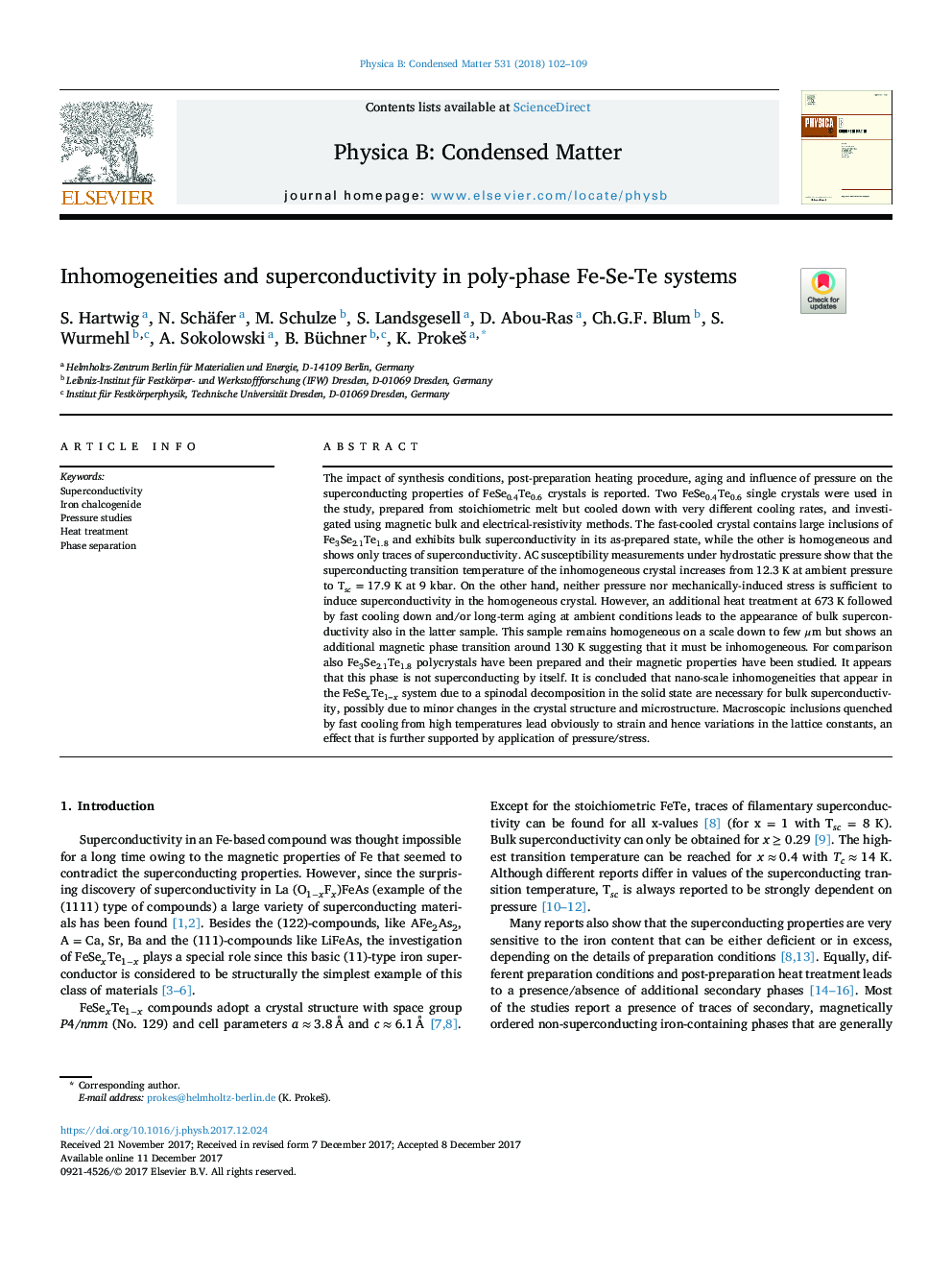 Inhomogeneities and superconductivity in poly-phase Fe-Se-Te systems