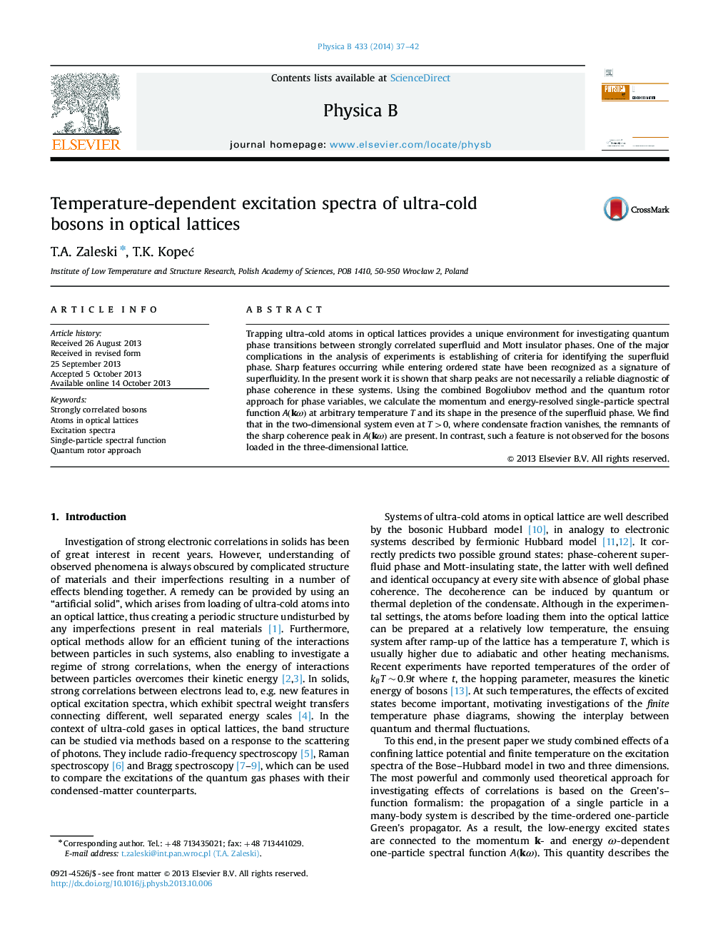 Temperature-dependent excitation spectra of ultra-cold bosons in optical lattices