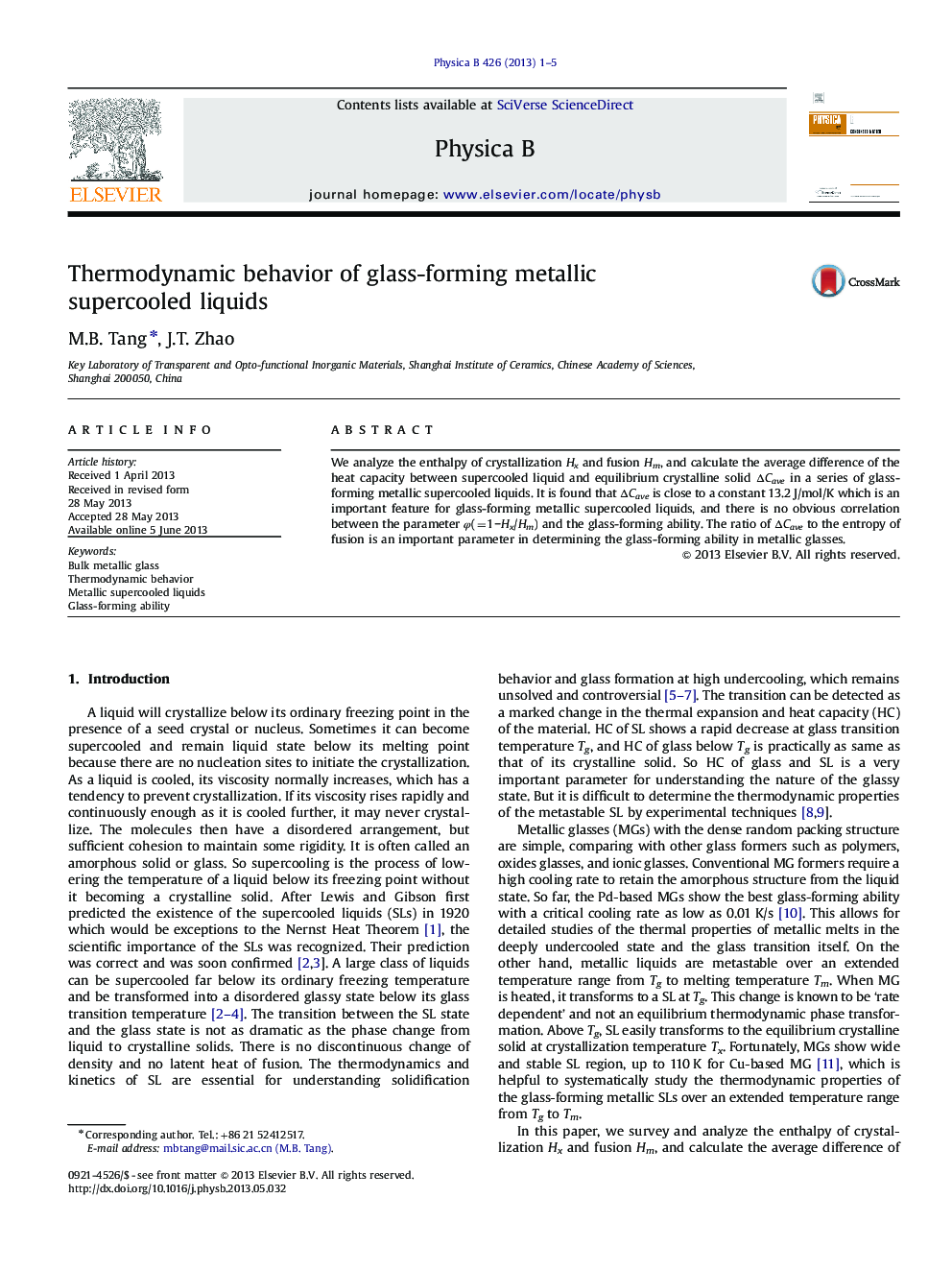 Thermodynamic behavior of glass-forming metallic supercooled liquids