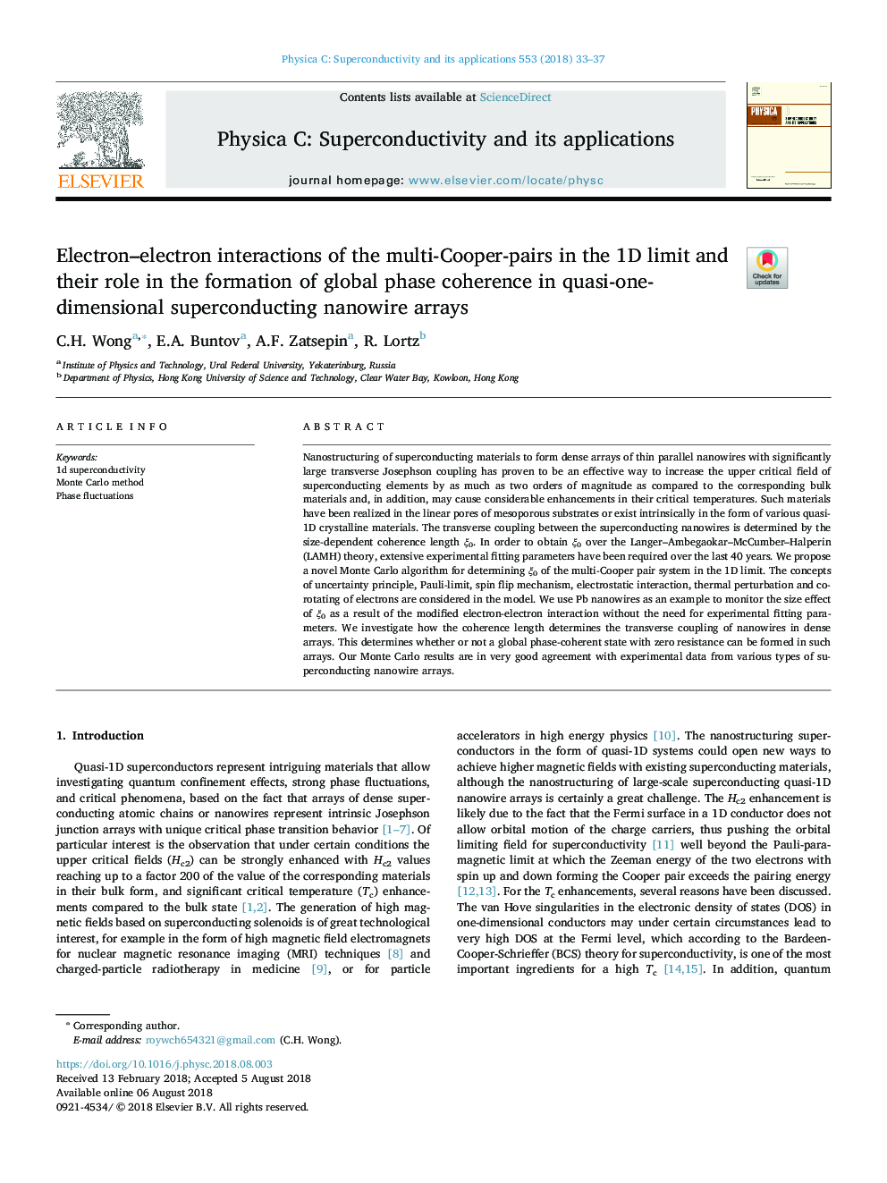 Electron-electron interactions of the multi-Cooper-pairs in the 1D limit and their role in the formation of global phase coherence in quasi-one-dimensional superconducting nanowire arrays