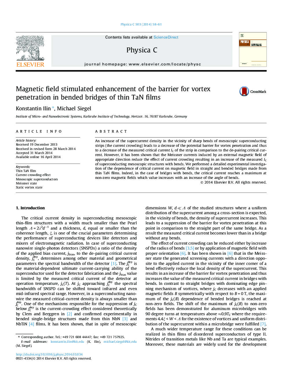 Magnetic field stimulated enhancement of the barrier for vortex penetration in bended bridges of thin TaN films