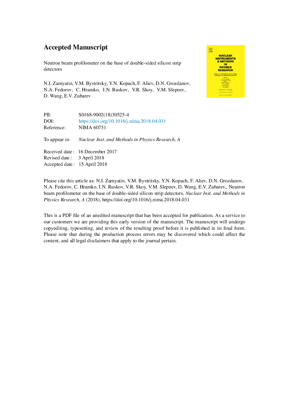 Neutron beam profilometer on the base of double-sided silicon strip detectors