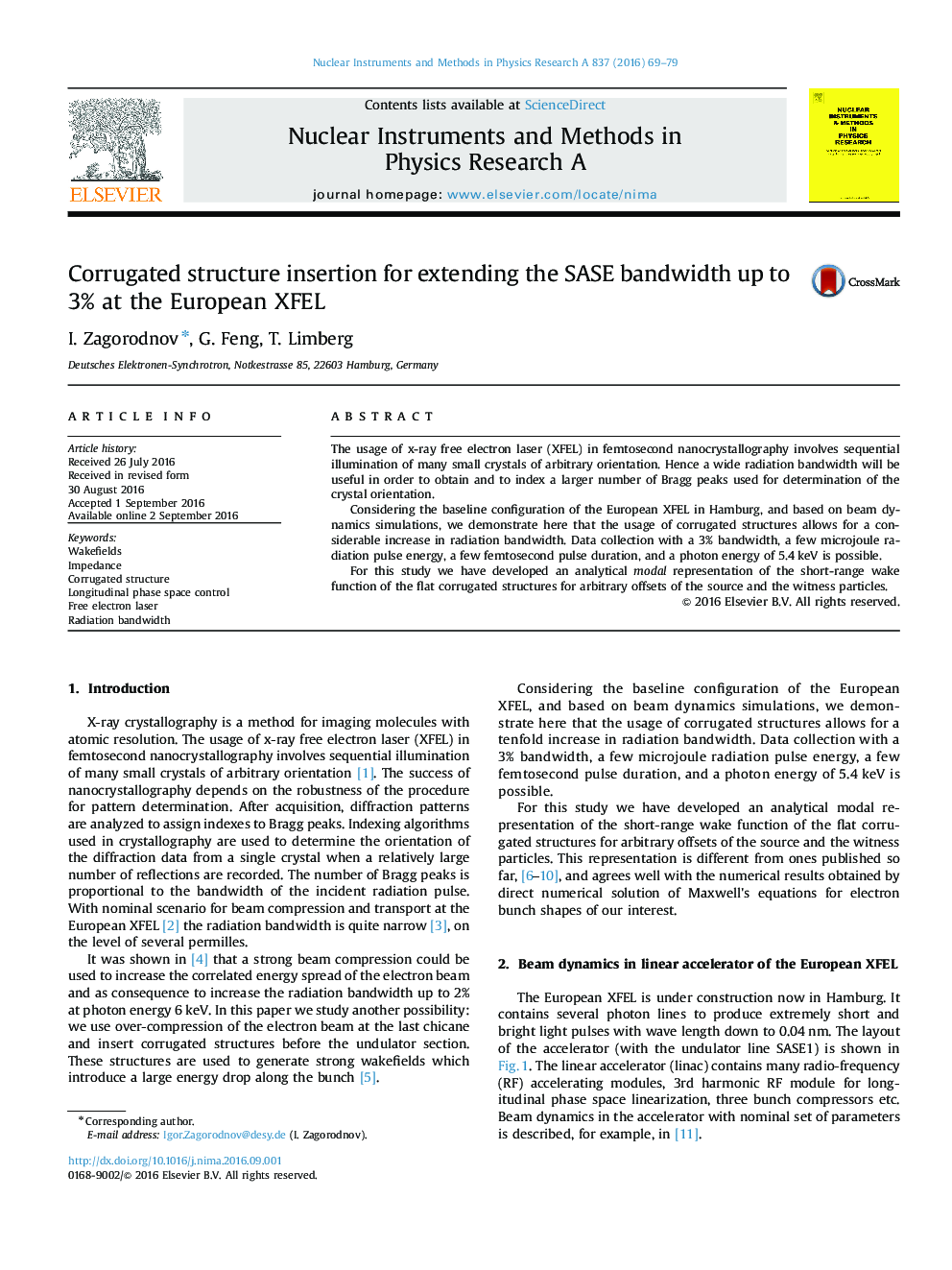 Corrugated structure insertion for extending the SASE bandwidth up to 3% at the European XFEL