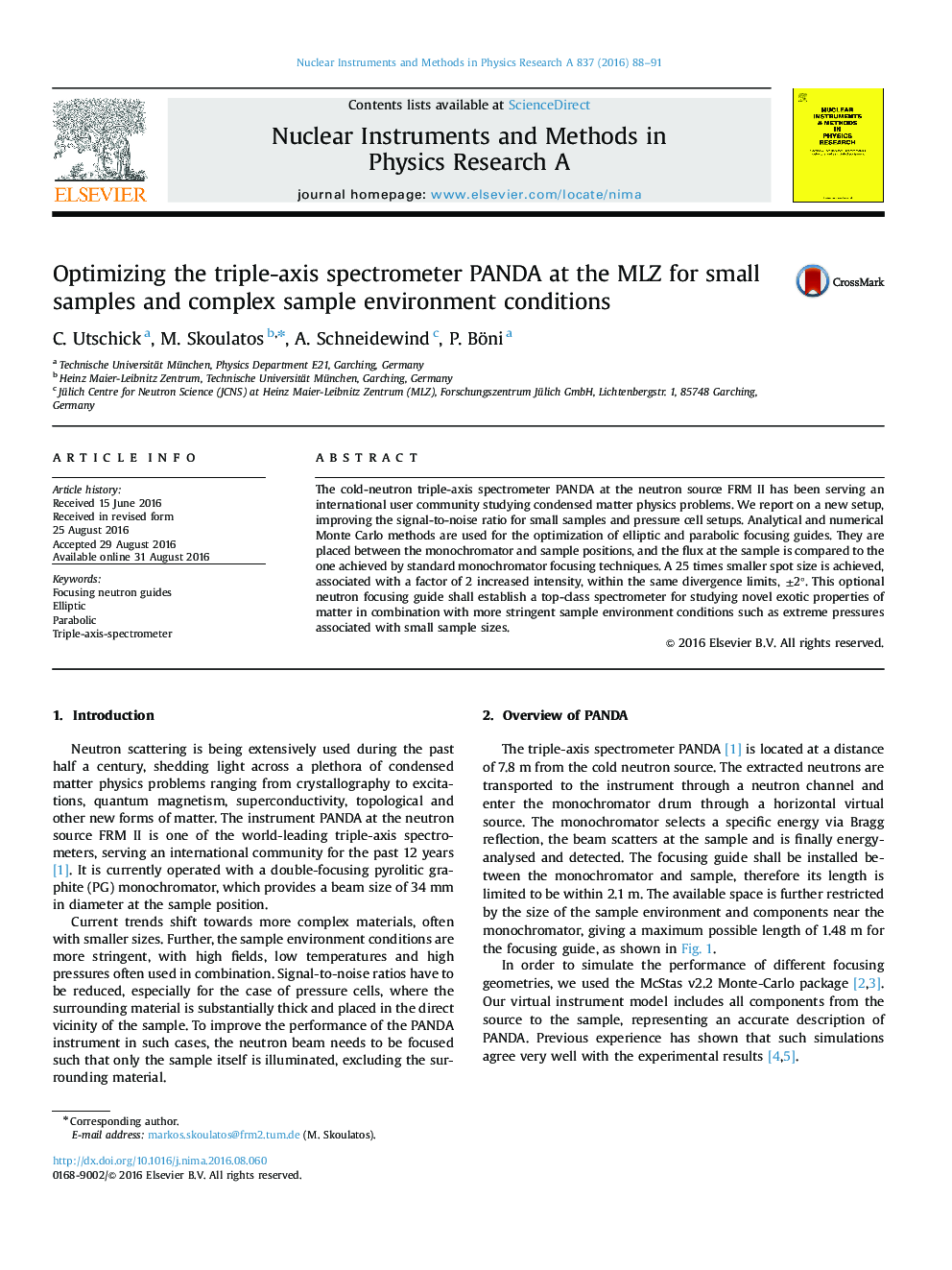 Optimizing the triple-axis spectrometer PANDA at the MLZ for small samples and complex sample environment conditions