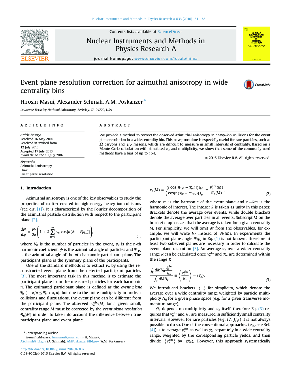 Event plane resolution correction for azimuthal anisotropy in wide centrality bins