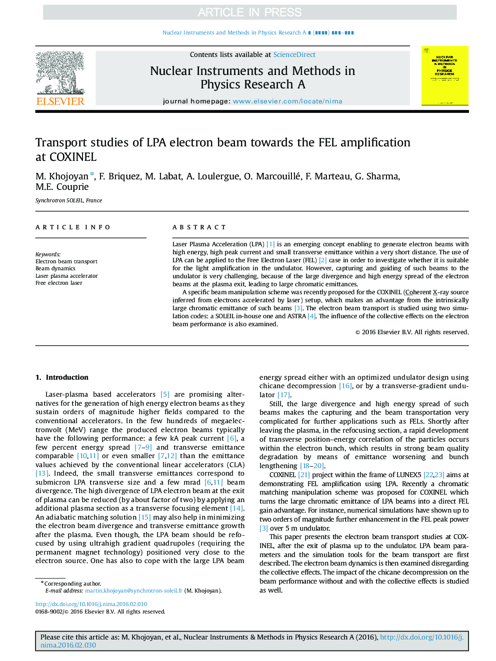 Transport studies of LPA electron beam towards the FEL amplification at COXINEL