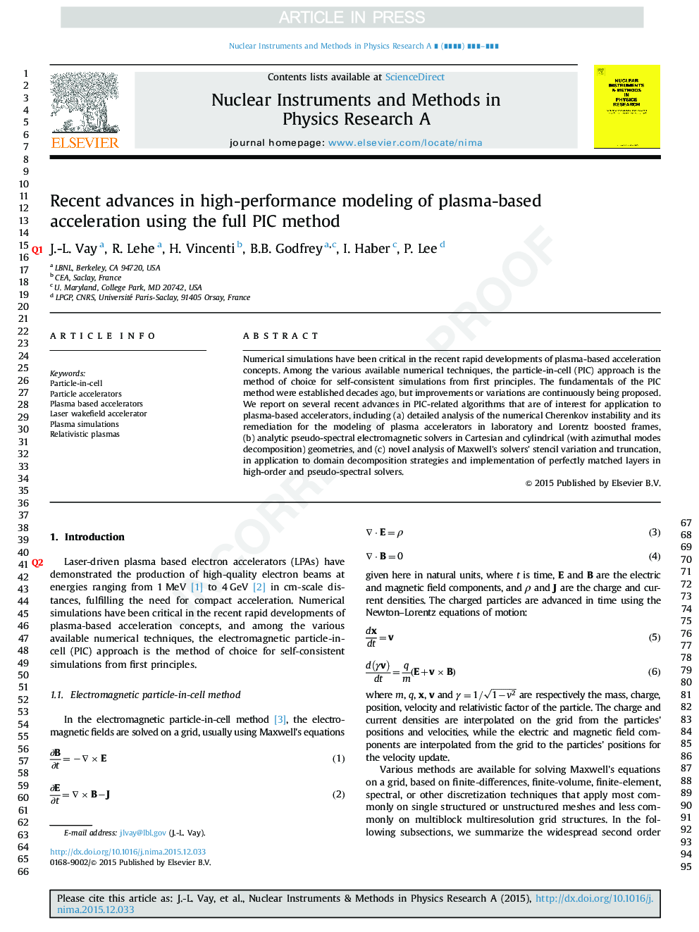 Recent advances in high-performance modeling of plasma-based acceleration using the full PIC method