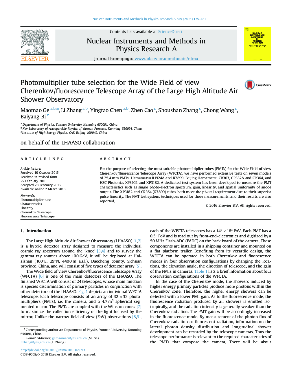 Photomultiplier tube selection for the Wide Field of view Cherenkov/fluorescence Telescope Array of the Large High Altitude Air Shower Observatory