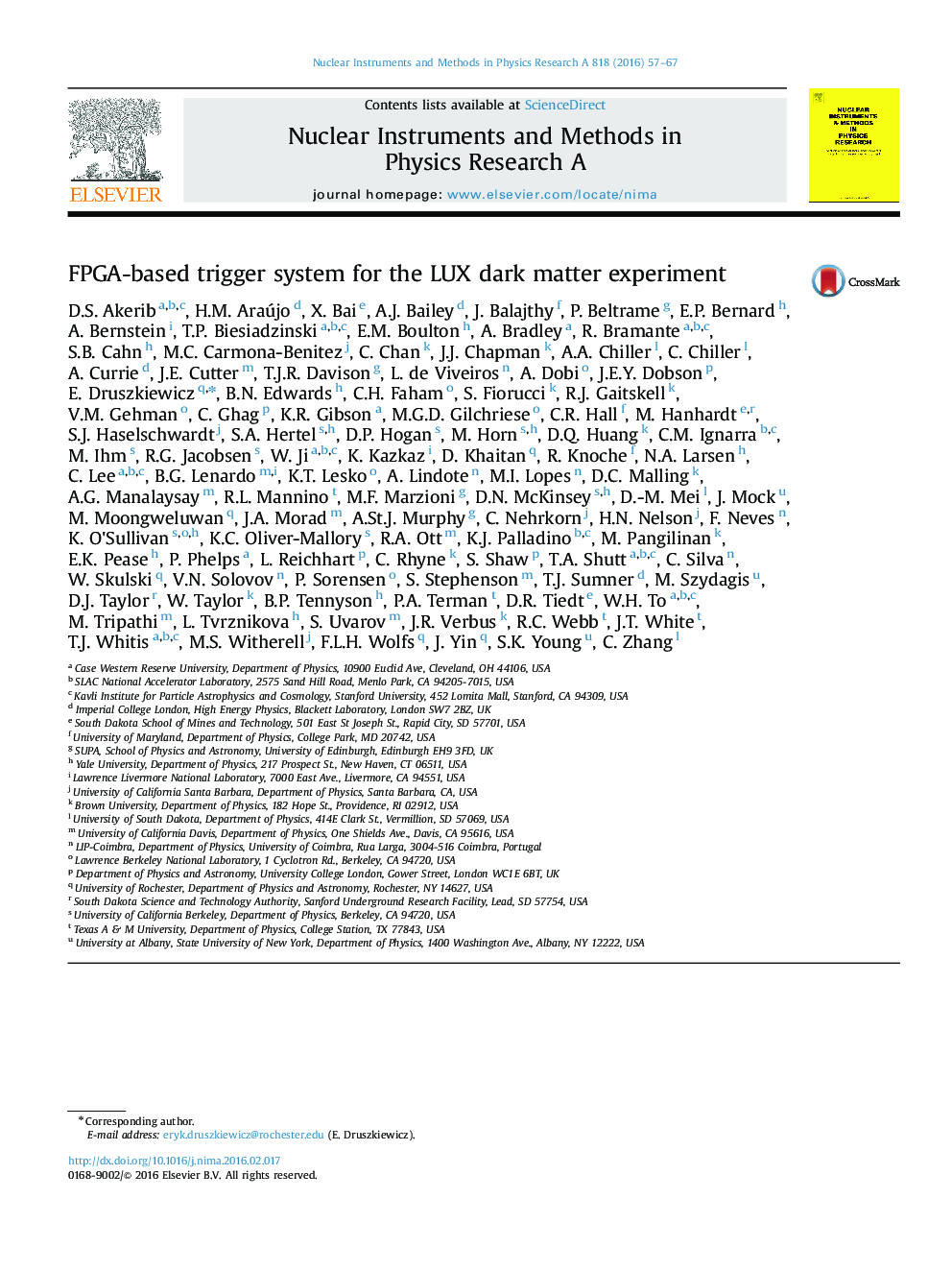 FPGA-based trigger system for the LUX dark matter experiment