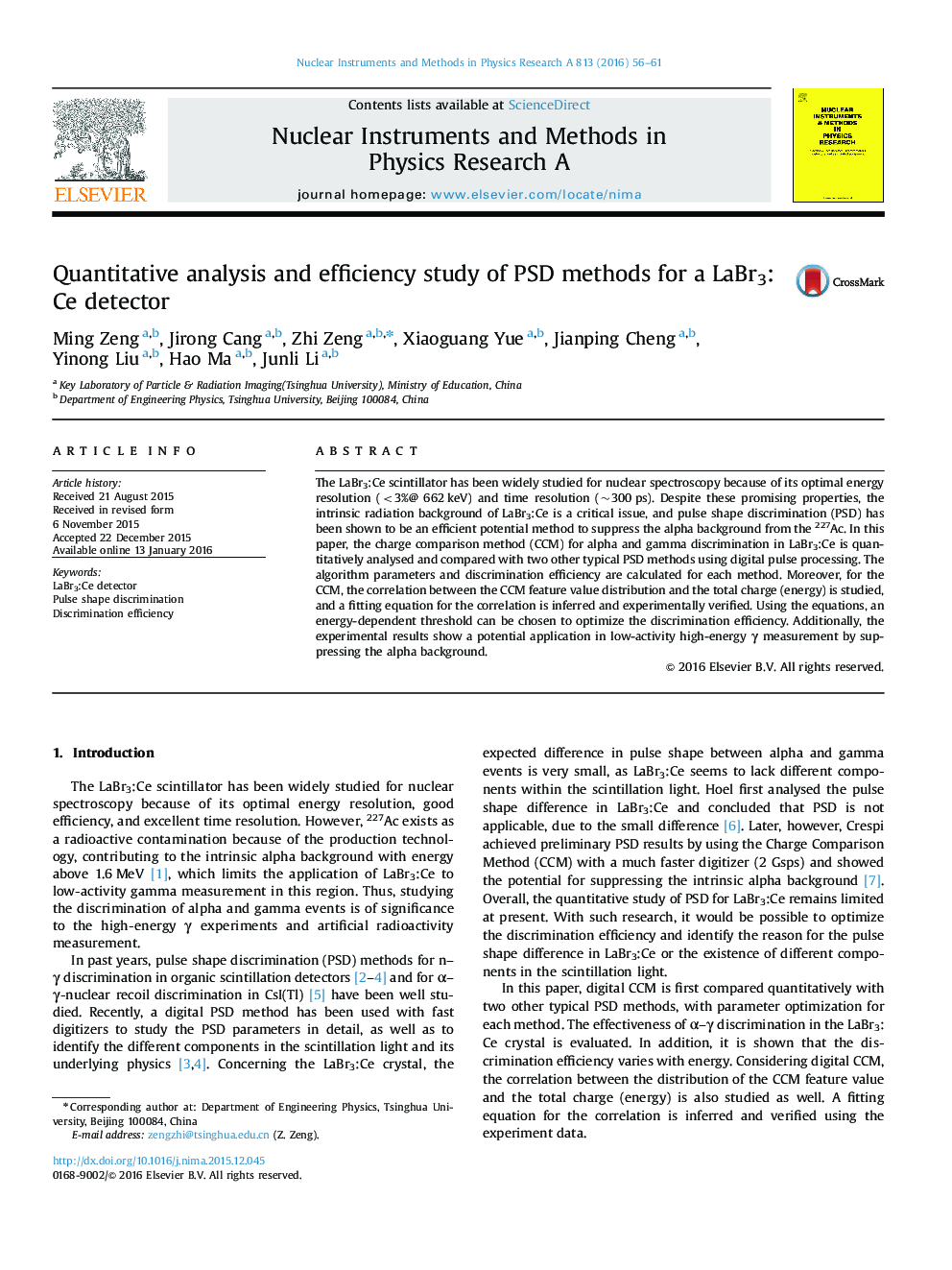 Quantitative analysis and efficiency study of PSD methods for a LaBr3:Ce detector