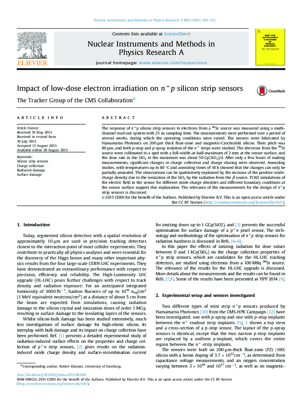 Impact of low-dose electron irradiation on n+p silicon strip sensors