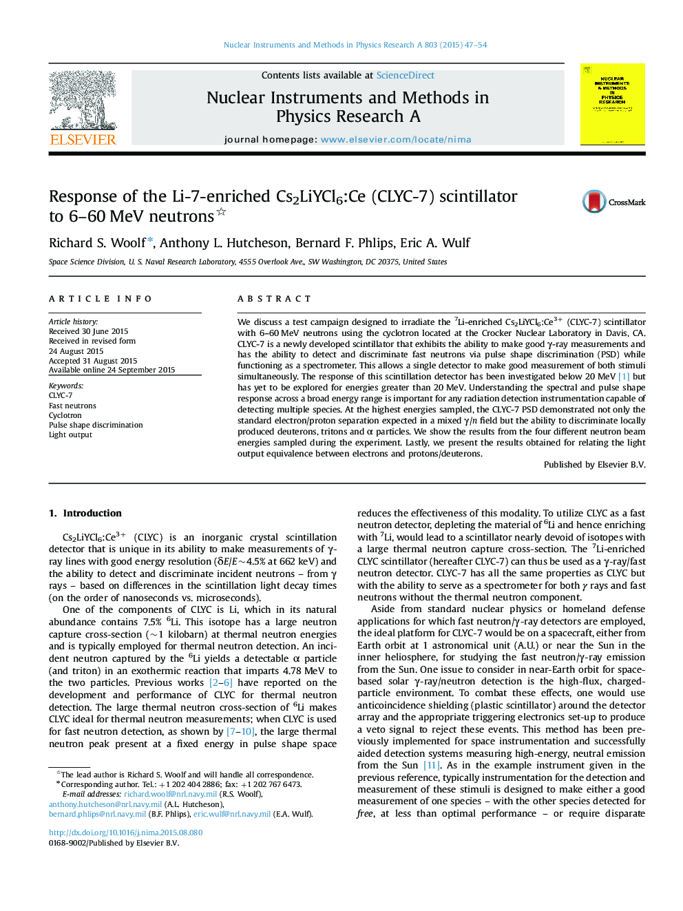 Response of the Li-7-enriched Cs2LiYCl6:Ce (CLYC-7) scintillator to 6-60Â MeV neutrons