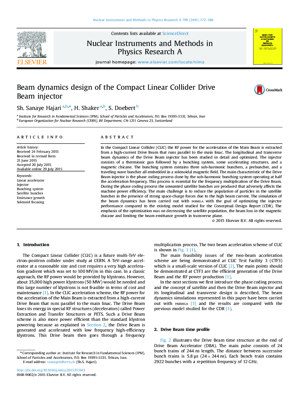 Beam dynamics design of the Compact Linear Collider Drive Beam injector