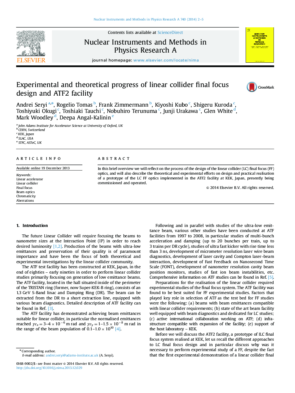 Experimental and theoretical progress of linear collider final focus design and ATF2 facility