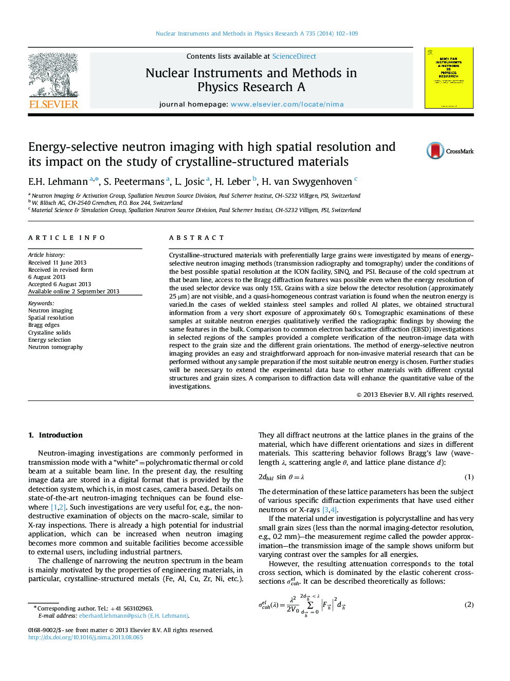 Energy-selective neutron imaging with high spatial resolution and its impact on the study of crystalline-structured materials