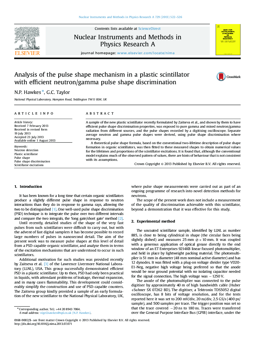 Analysis of the pulse shape mechanism in a plastic scintillator with efficient neutron/gamma pulse shape discrimination