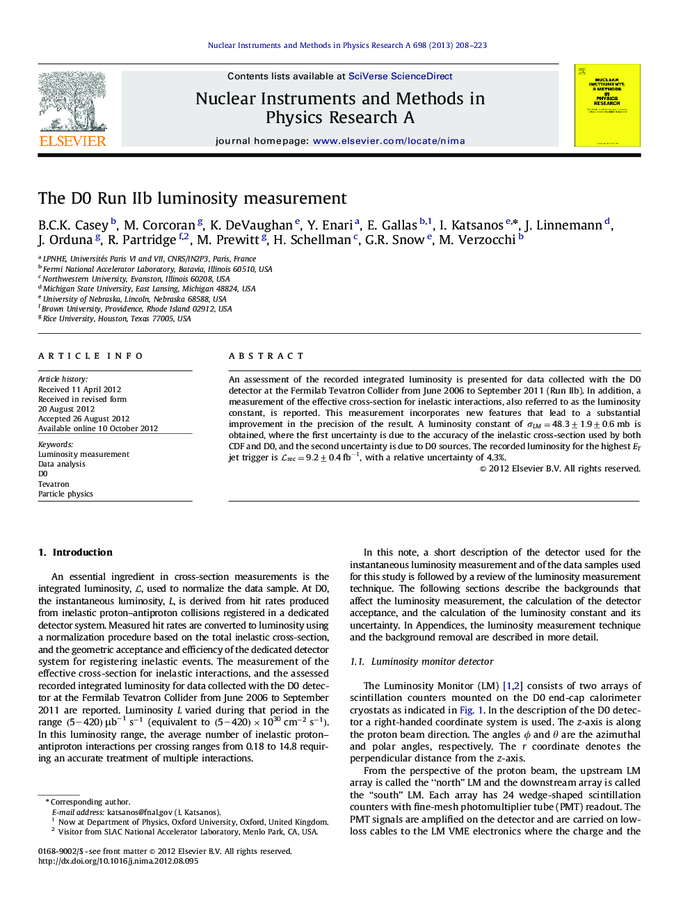 The D0 Run IIb luminosity measurement