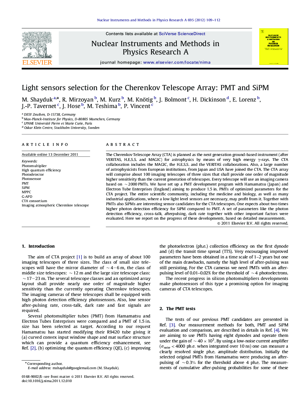 Light sensors selection for the Cherenkov Telescope Array: PMT and SiPM