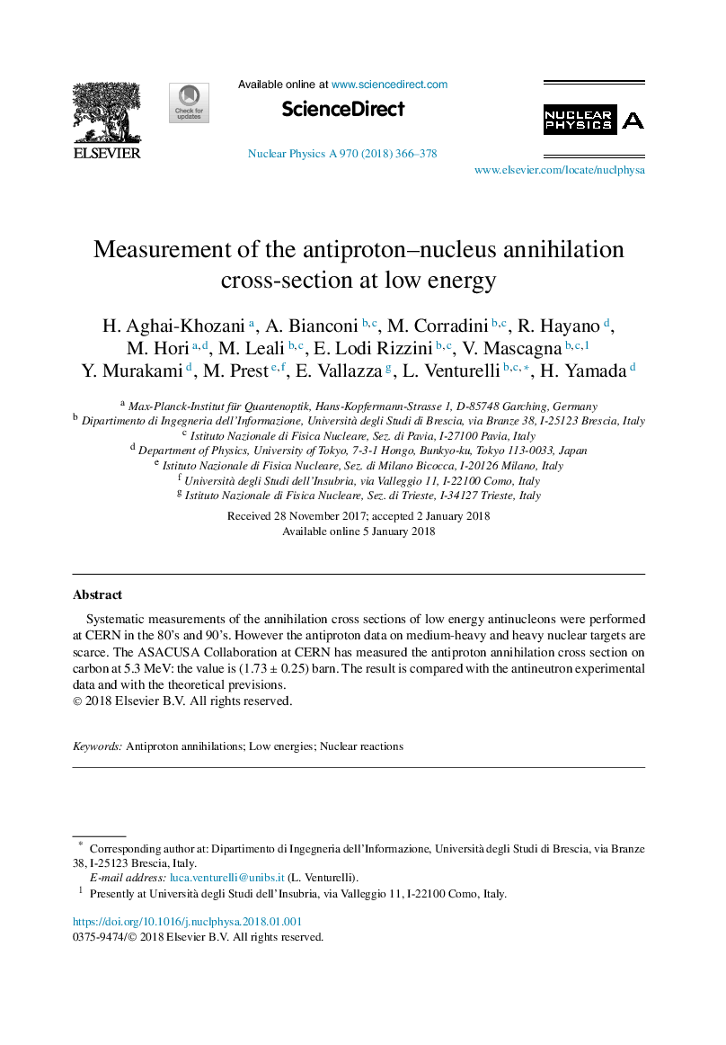 Measurement of the antiproton-nucleus annihilation cross-section at low energy