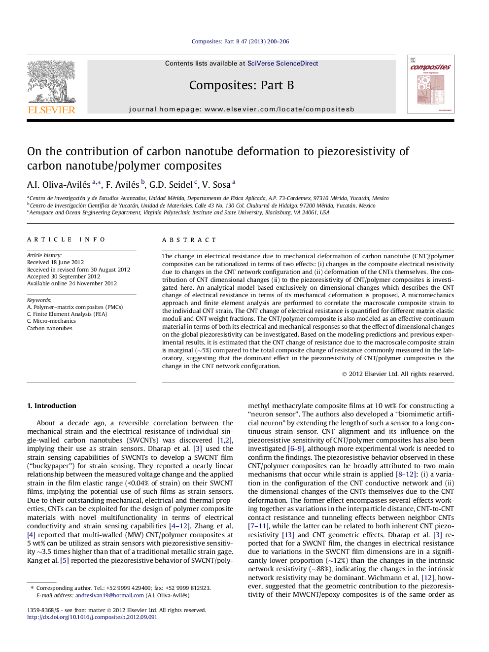 On the contribution of carbon nanotube deformation to piezoresistivity of carbon nanotube/polymer composites