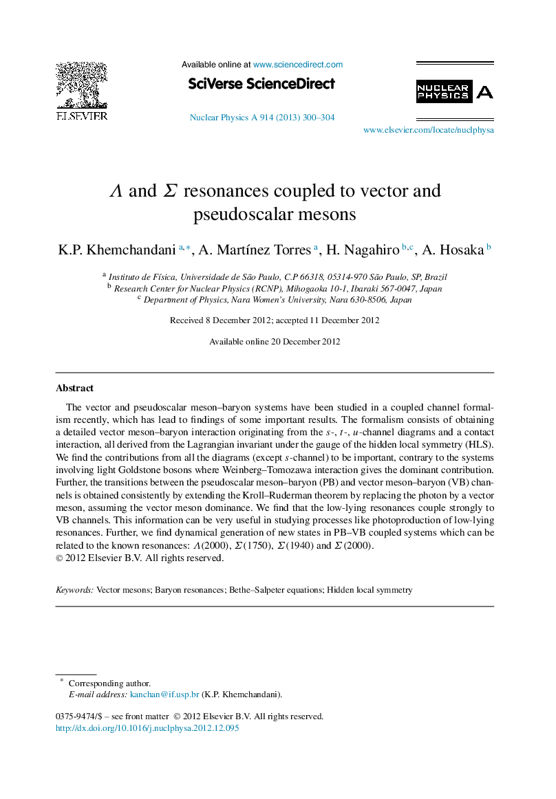 Î and Î£ resonances coupled to vector and pseudoscalar mesons