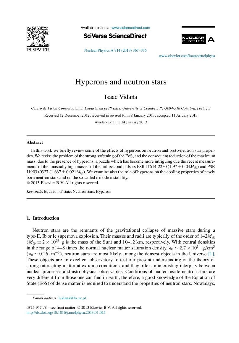 Hyperons and neutron stars