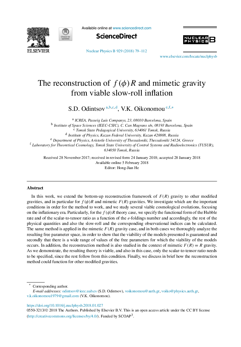 The reconstruction of f(Ï)R and mimetic gravity from viable slow-roll inflation