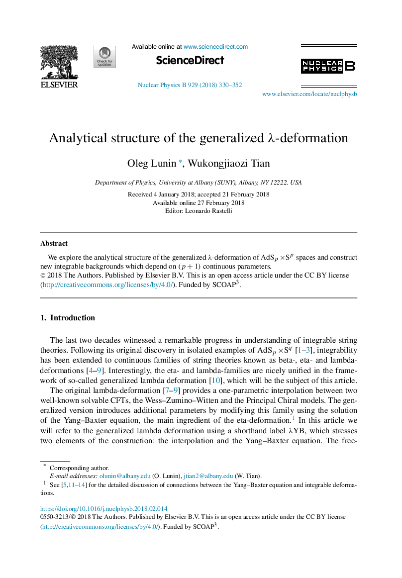 Analytical structure of the generalized Î»-deformation