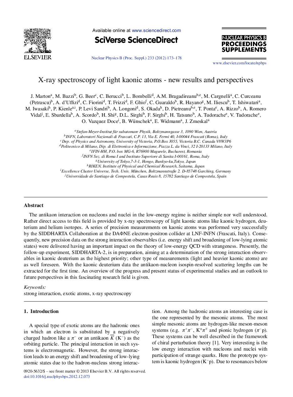 X-ray spectroscopy of light kaonic atoms - new results and perspectives