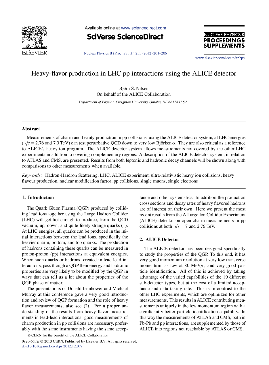 Heavy-flavor production in LHC pp interactions using the ALICE detector