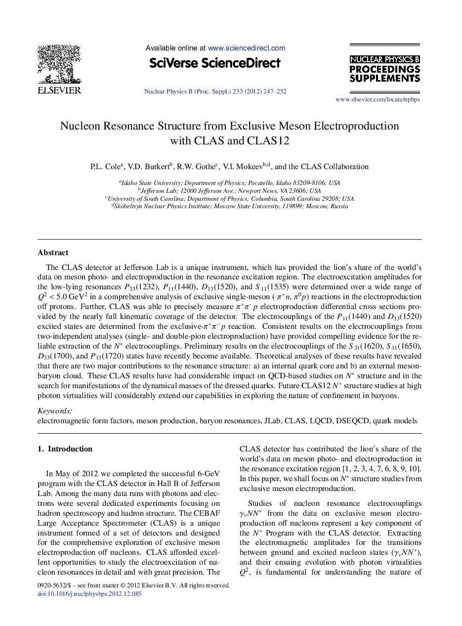 Nucleon Resonance Structure from Exclusive Meson Electroproduction with CLAS and CLAS12