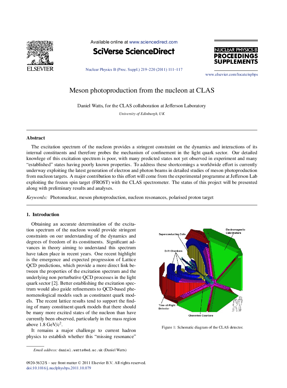 Meson photoproduction from the nucleon at CLAS