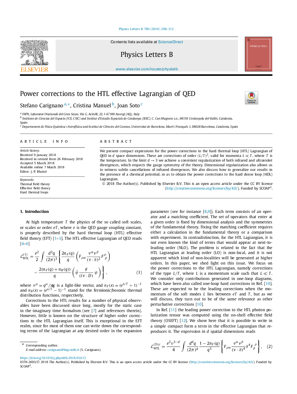 Power corrections to the HTL effective Lagrangian of QED