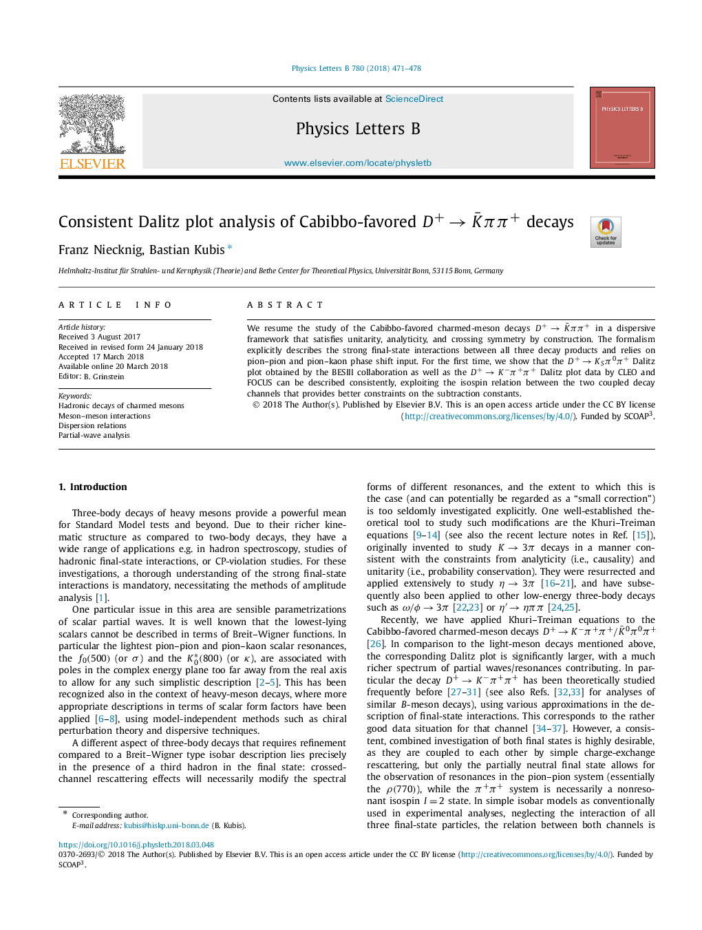 Consistent Dalitz plot analysis of Cabibbo-favored D+âKÂ¯ÏÏ+ decays