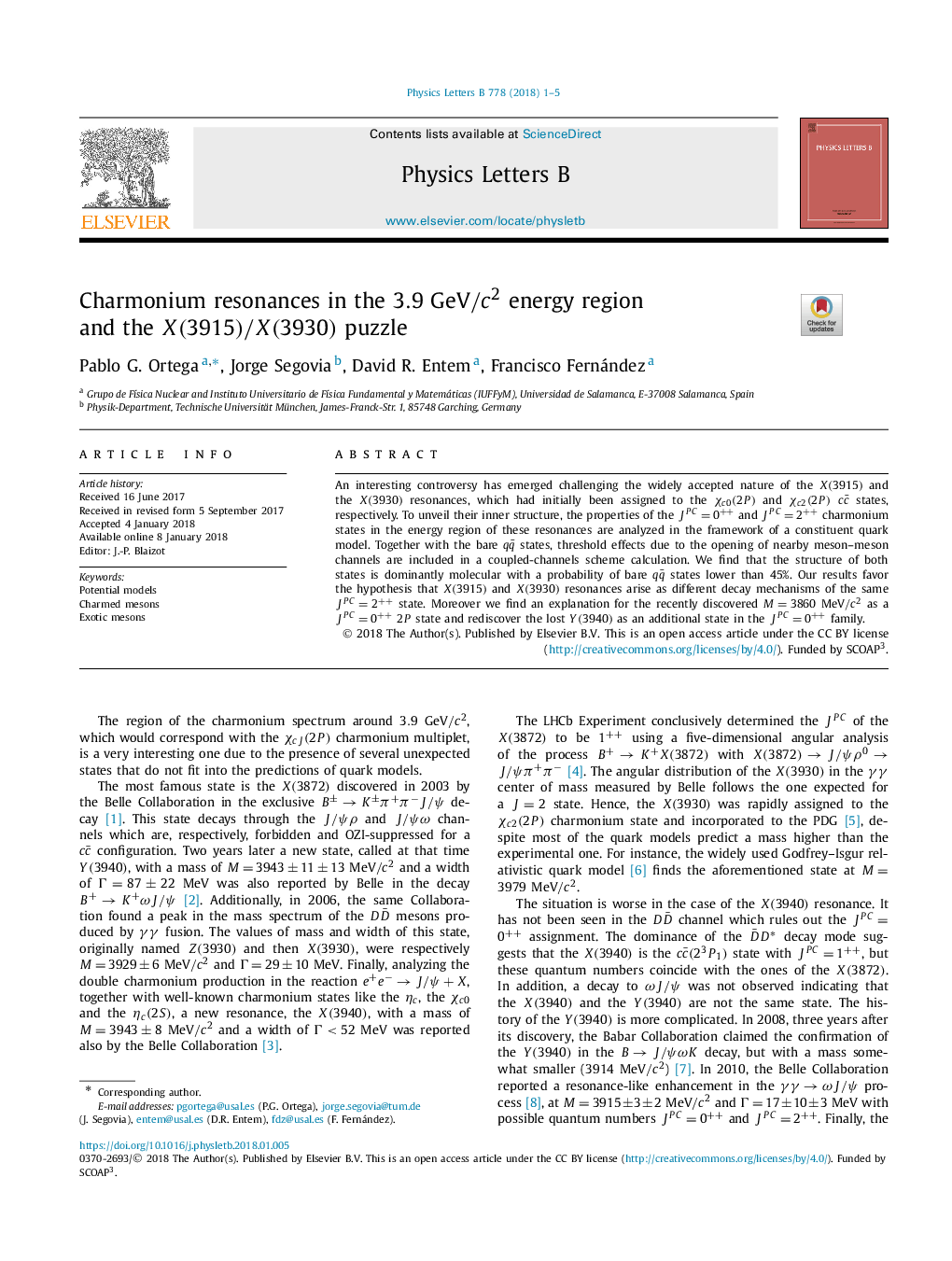 Charmonium resonances in the 3.9 GeV/c2 energy region and the X(3915)/X(3930) puzzle